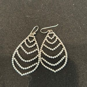 Silver earrings